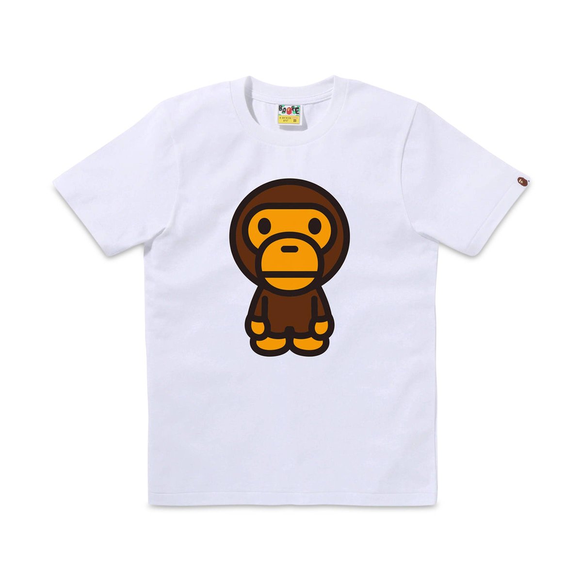 ★BAPE BIG BABY MILO TEE ホワイト SIZE L★ 002tel801002mwht_wht_1.jpg