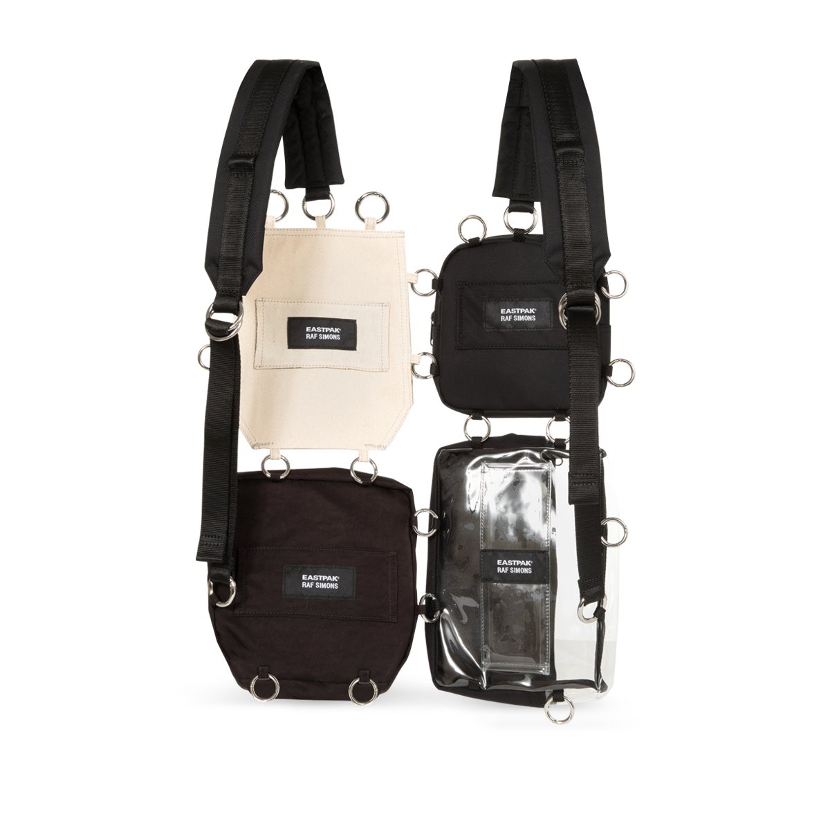Eastpak x Raf Simons Pocketbag Loop Black/ Neutral | SUBTYPE