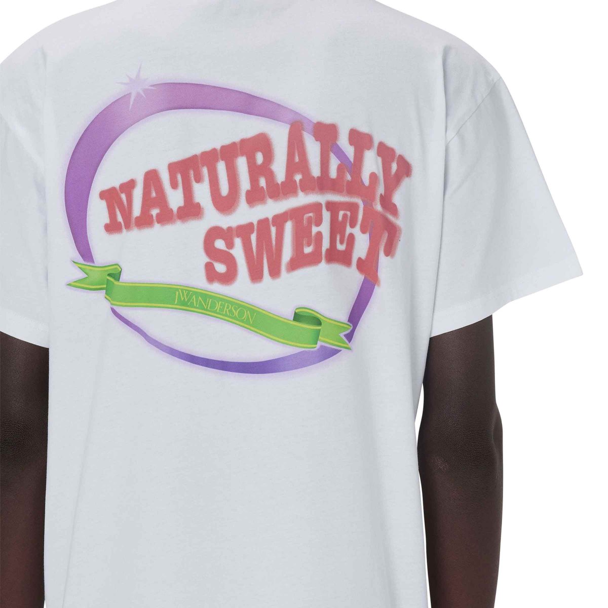 Tシャツ・カットソー JW Anderson JT0217 PG0980 NATURALLY SWEET ANCHOR T-shirt Naturally Sweet Classic T-Shirt White | SUBTYPE