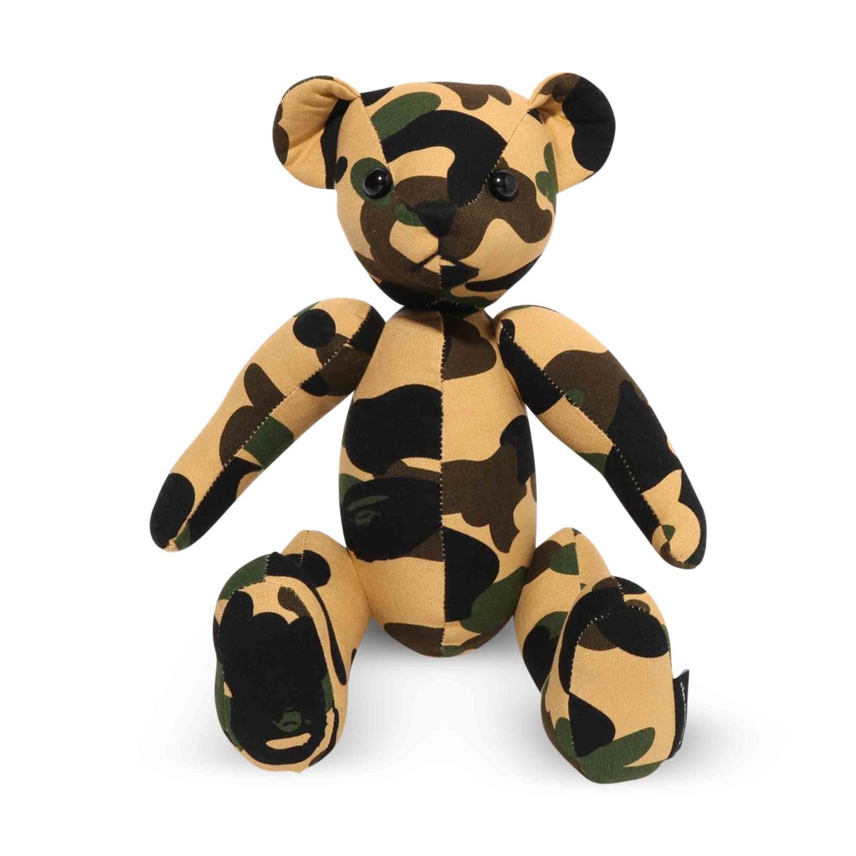 1st Camo Bear Plush Doll 35cm Yellow | SUBTYPE
