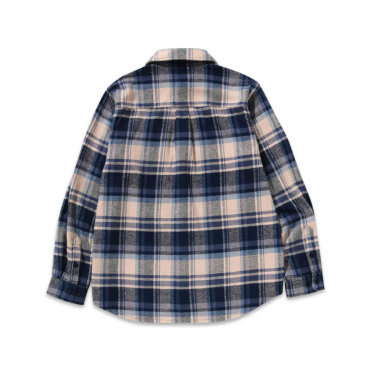 BAPE Check Shirt Navy | SUBTYPE