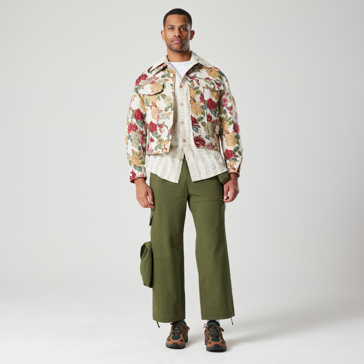 Pierre Floral Jacket Ivory | SUBTYPE