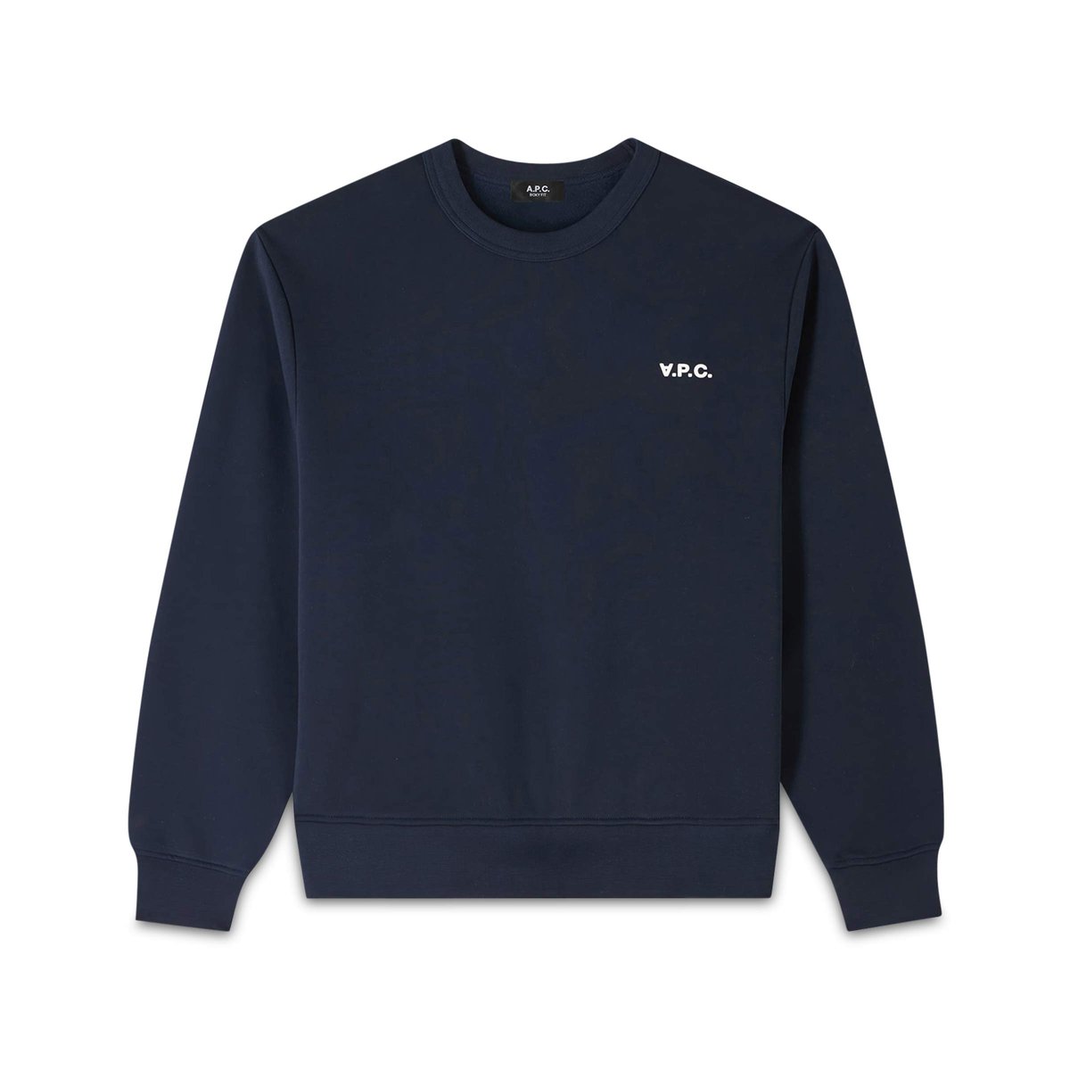 その他 A.P.C. Midnight blue cotton sweatshirt (COHBNM27907 TIQ) Standard Grand VPC sweatshirt Unisex | A.P.C.