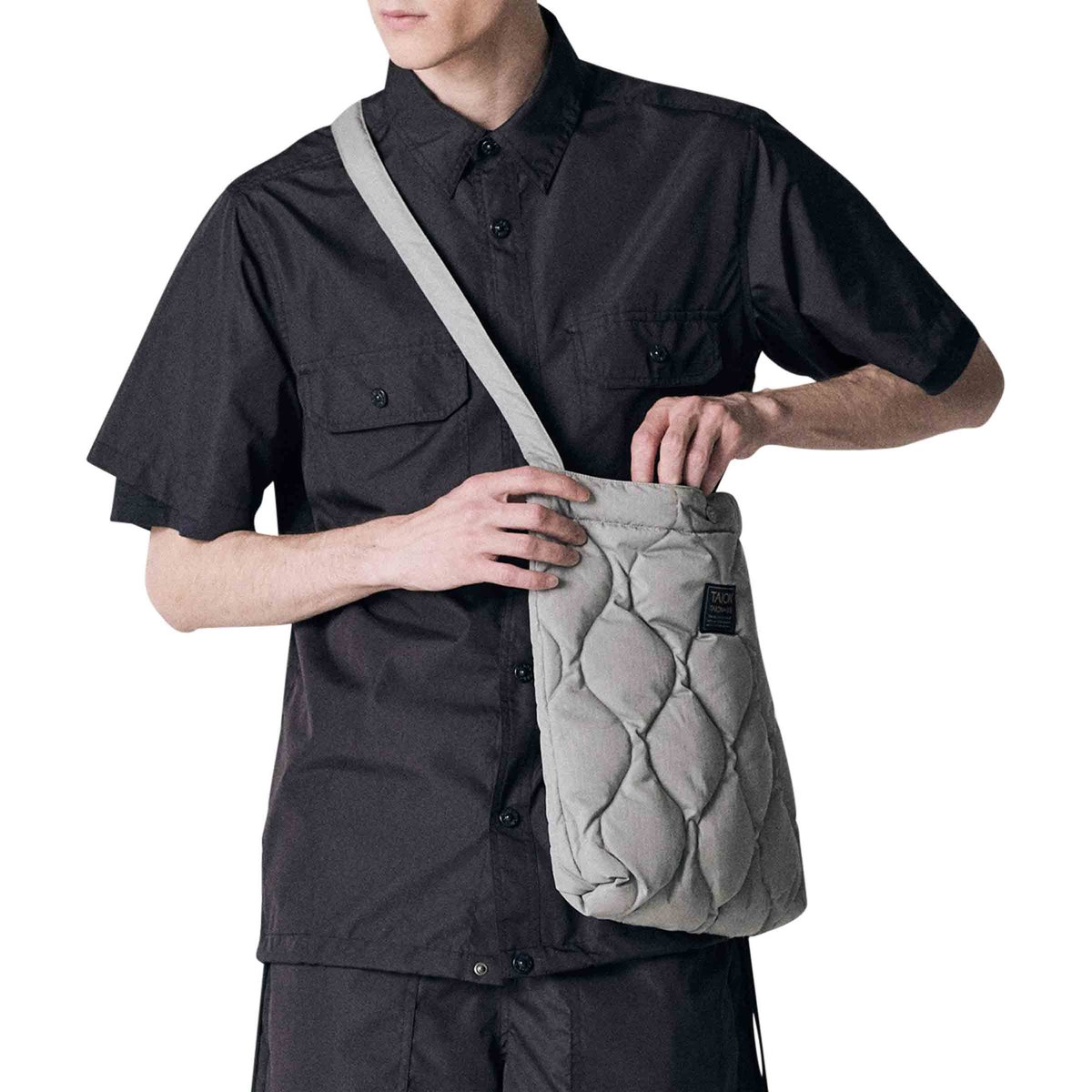 Military Crossbody Down Bag (Medium) Dark Sage Green | SUBTYPE