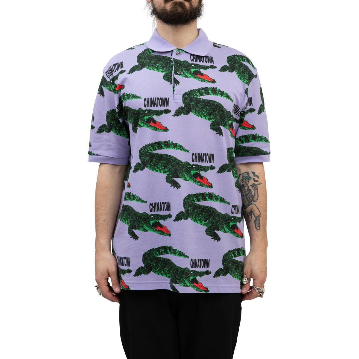 Lacoste X Chinatown Market Polo Bellflower/ MUltico | SUBTYPE