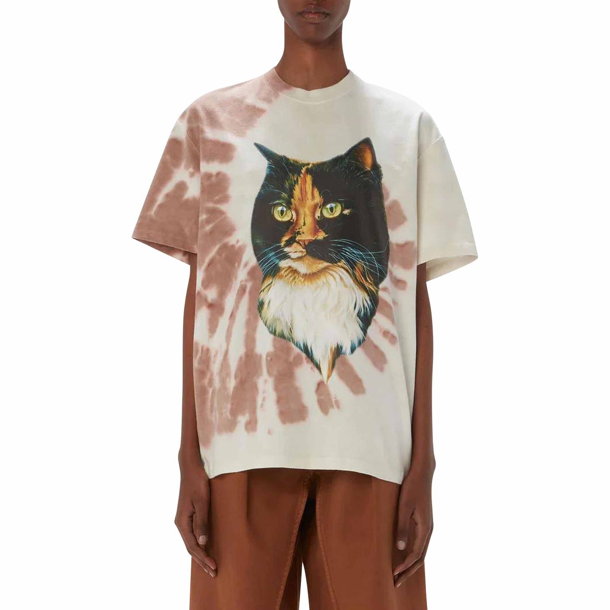 ★J W ANDERSON★ Cat print tie dye short sleeve t-shirt Toba JW Anderson Cat Print Tie Dye T-Shirt | Shopbop