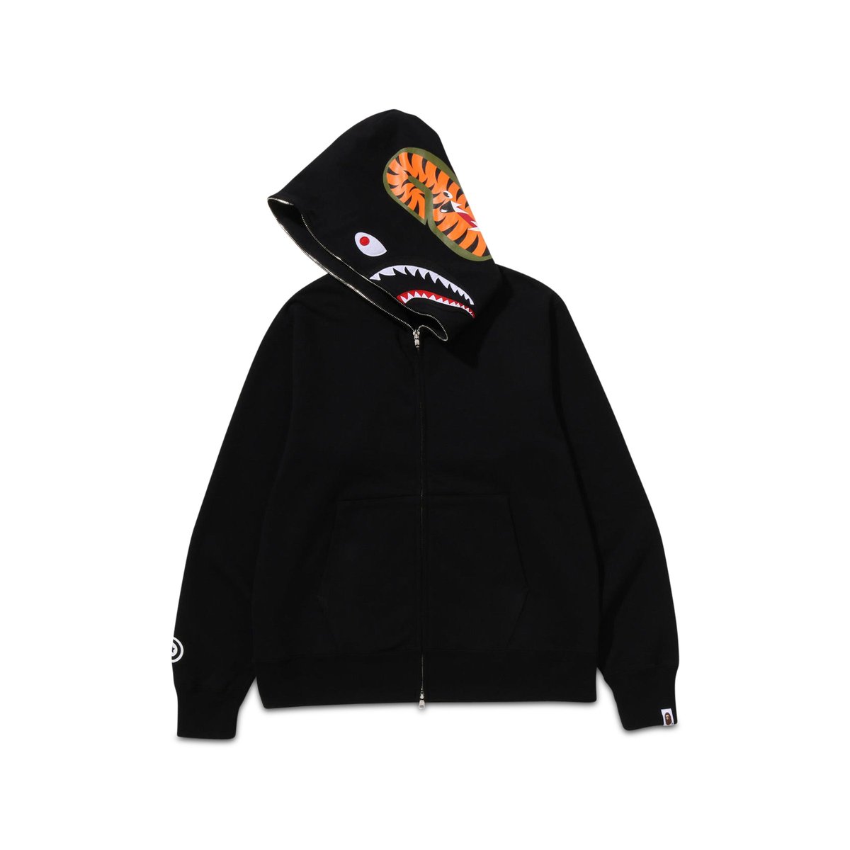 Shark Full Zip Hoodie Black | SUBTYPE