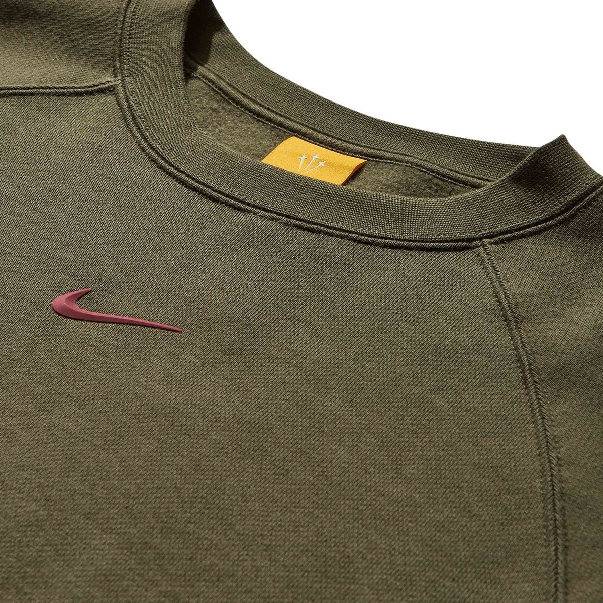 NIKE NOCTA カーキ トレーナー Nike x Nocta NRG Fleece Crew - Mineral Slate/Faded Spruce