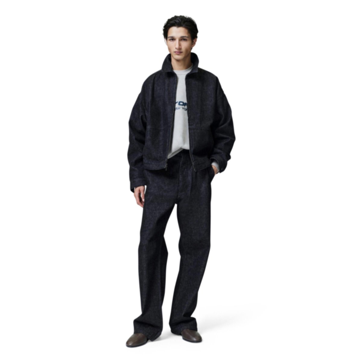 Denim Work Jacket Vintage Black | SUBTYPE