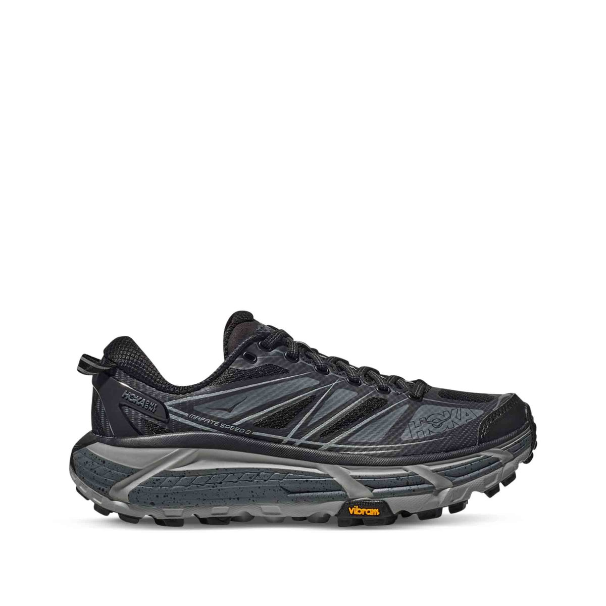 Hoka One One Mafate Speed 2 Mens 11 Black Castle Rock Trail Shoes 1126851 BCSTL Hoka One One Mafate Speed 2 Black Castlerock Price starts at  main image 2