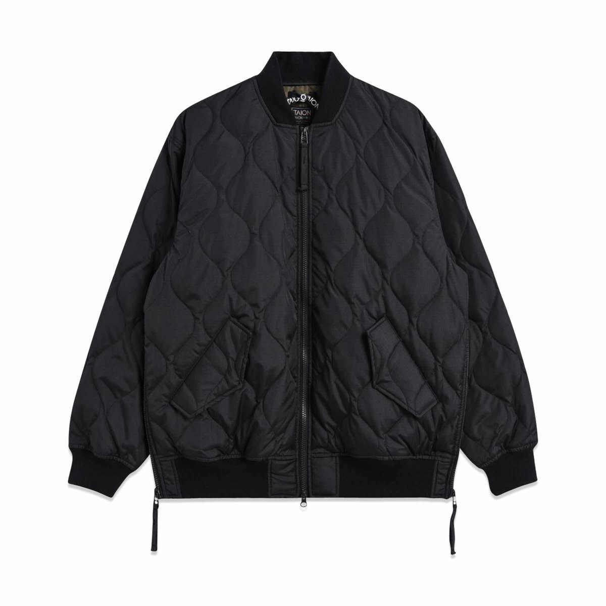 3T ファッション PCCVISION 3MAN0N BLACK COTTON JACKET MA1