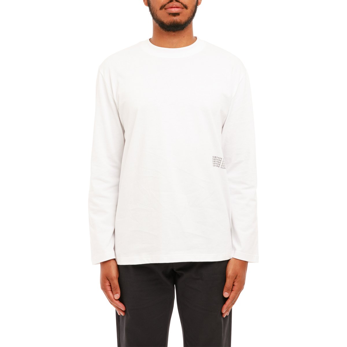Subtype Curated Collection SUBTYPE Curated WTB Long Sleeve White | SUBTYPE