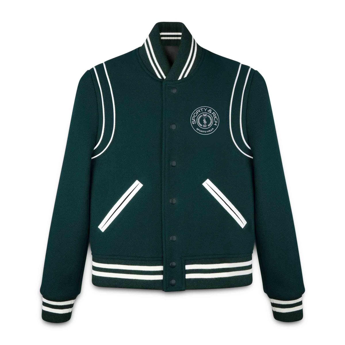 Monaco Varsity Jacket Forest | SUBTYPE