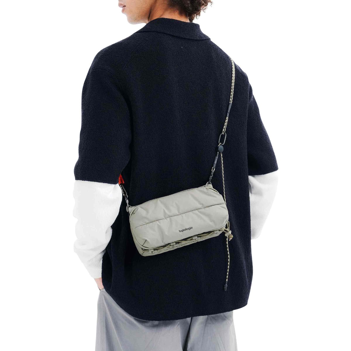 スマホアクセサリー topology Bottle Sacoche & Bungee Strap Bottle Sacoche ボトルサコッシュ / Black (Puffer) / Bungee