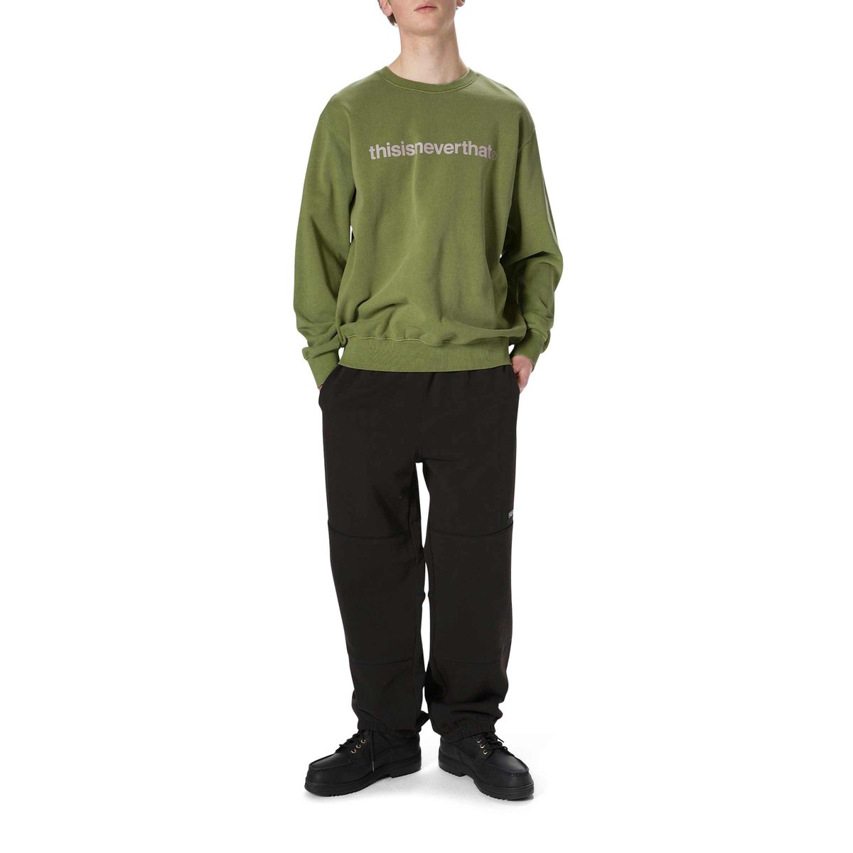 T-Logo LT Crewneck Moss Green | SUBTYPE