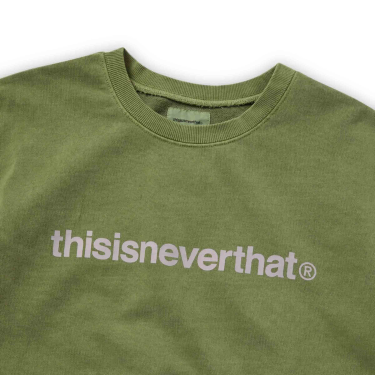 T-Logo LT Crewneck Moss Green | SUBTYPE