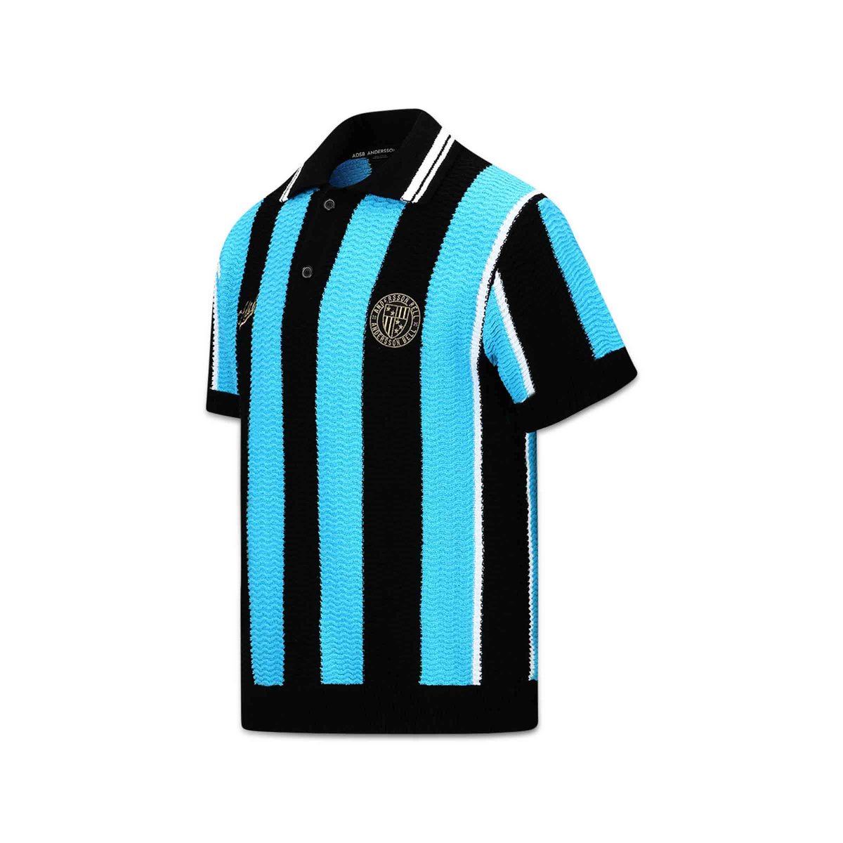 Striped Soccer Polo Sweater