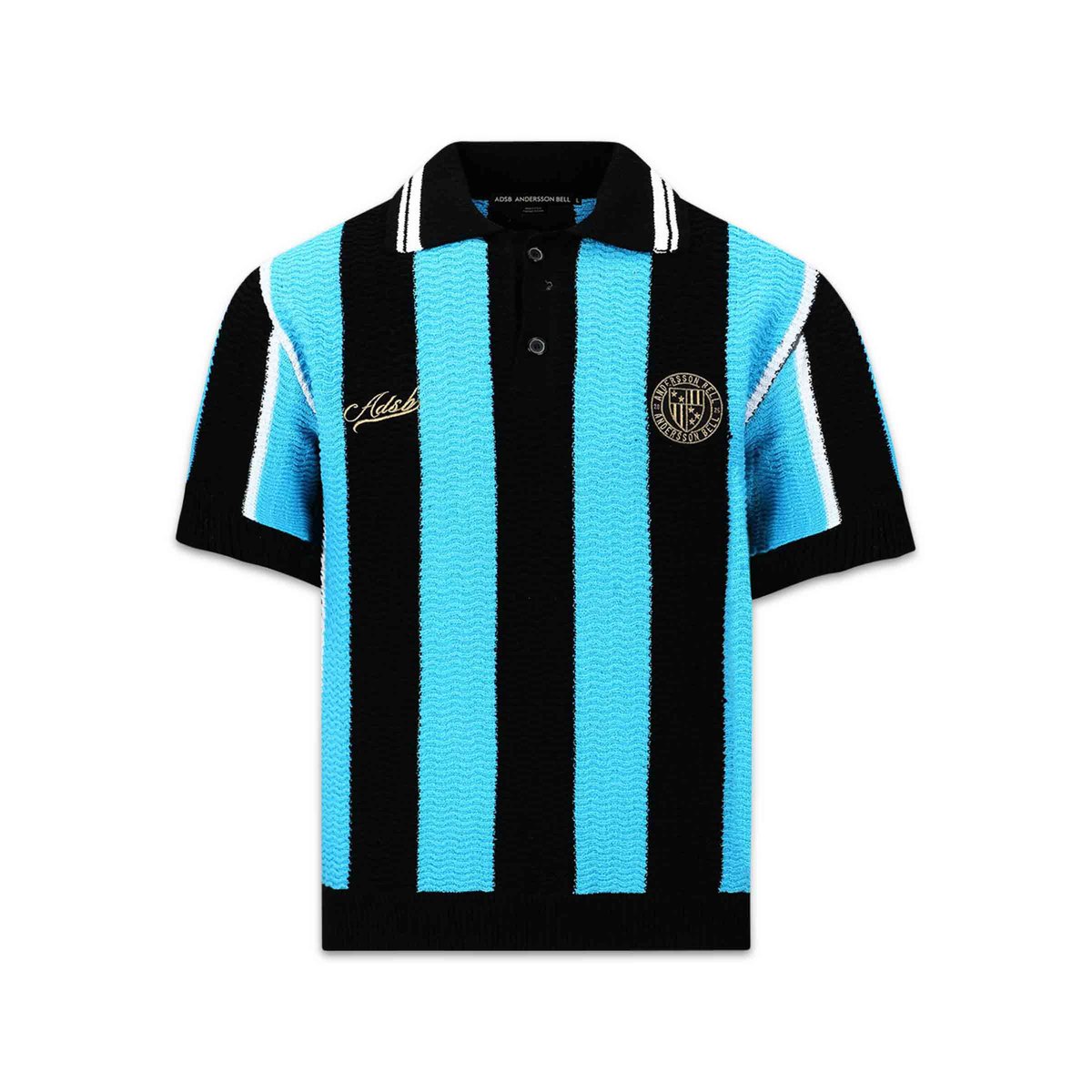 Striped Soccer Polo Sweater