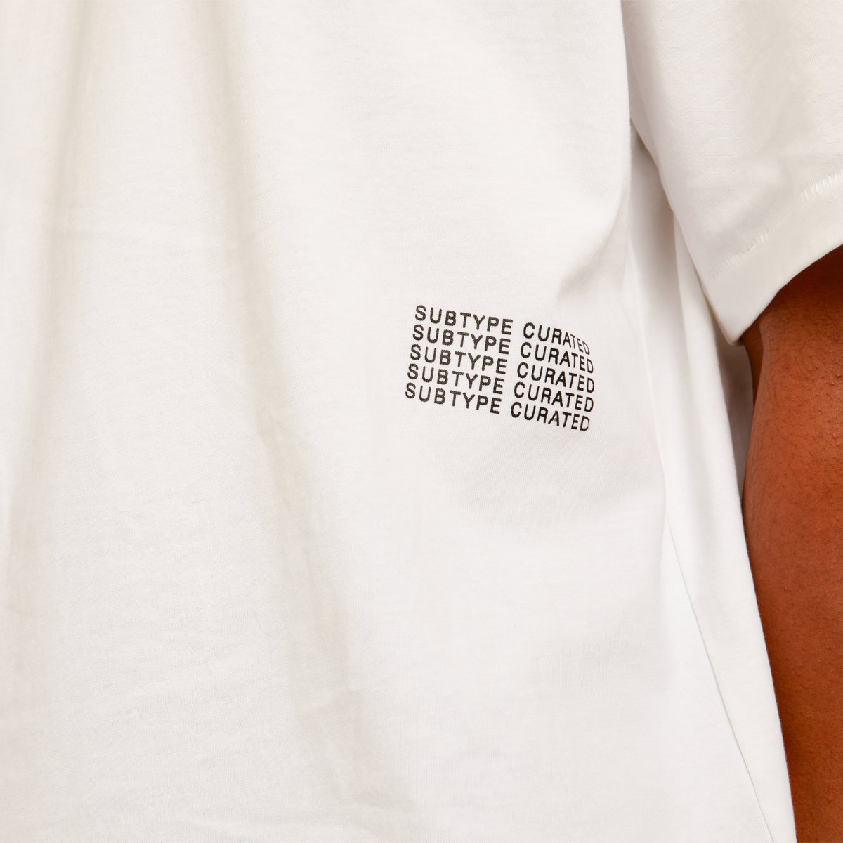 Subtype Curated Collection SUBTYPE Curated Remake T-Shirt White | SUBTYPE