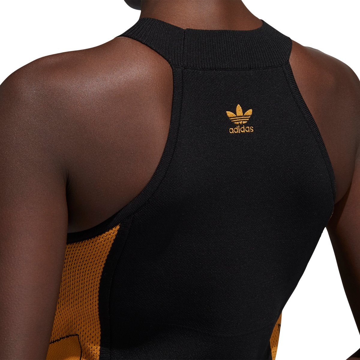 IVY PARK Knit Logo Dress Black / Mesa | SUBTYPE