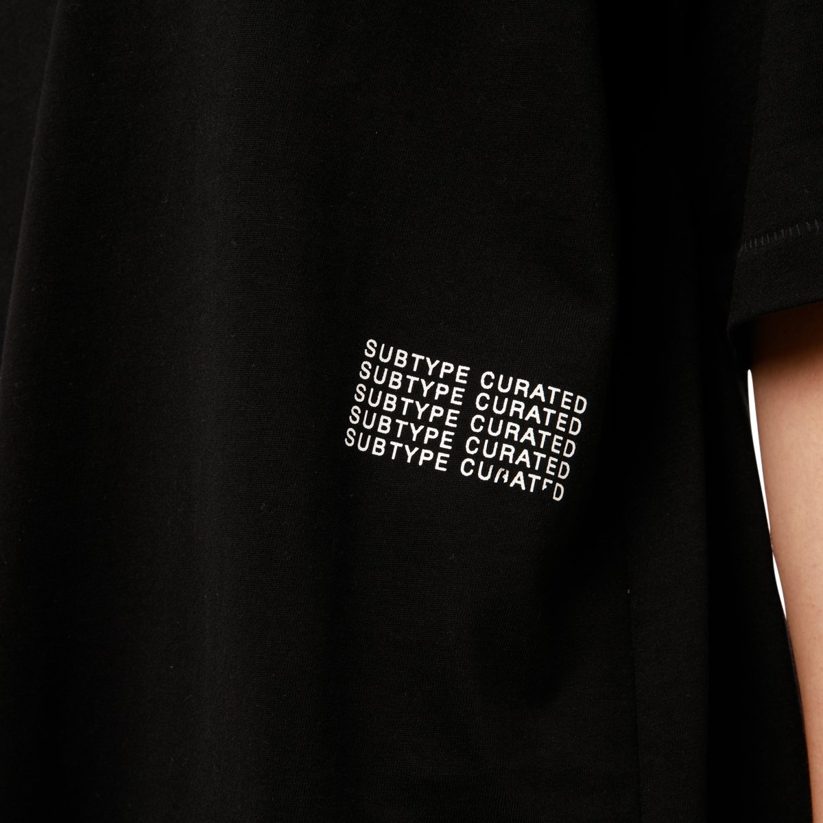 Subtype Curated Collection SUBTYPE Curated Remake T-Shirt Black | SUBTYPE
