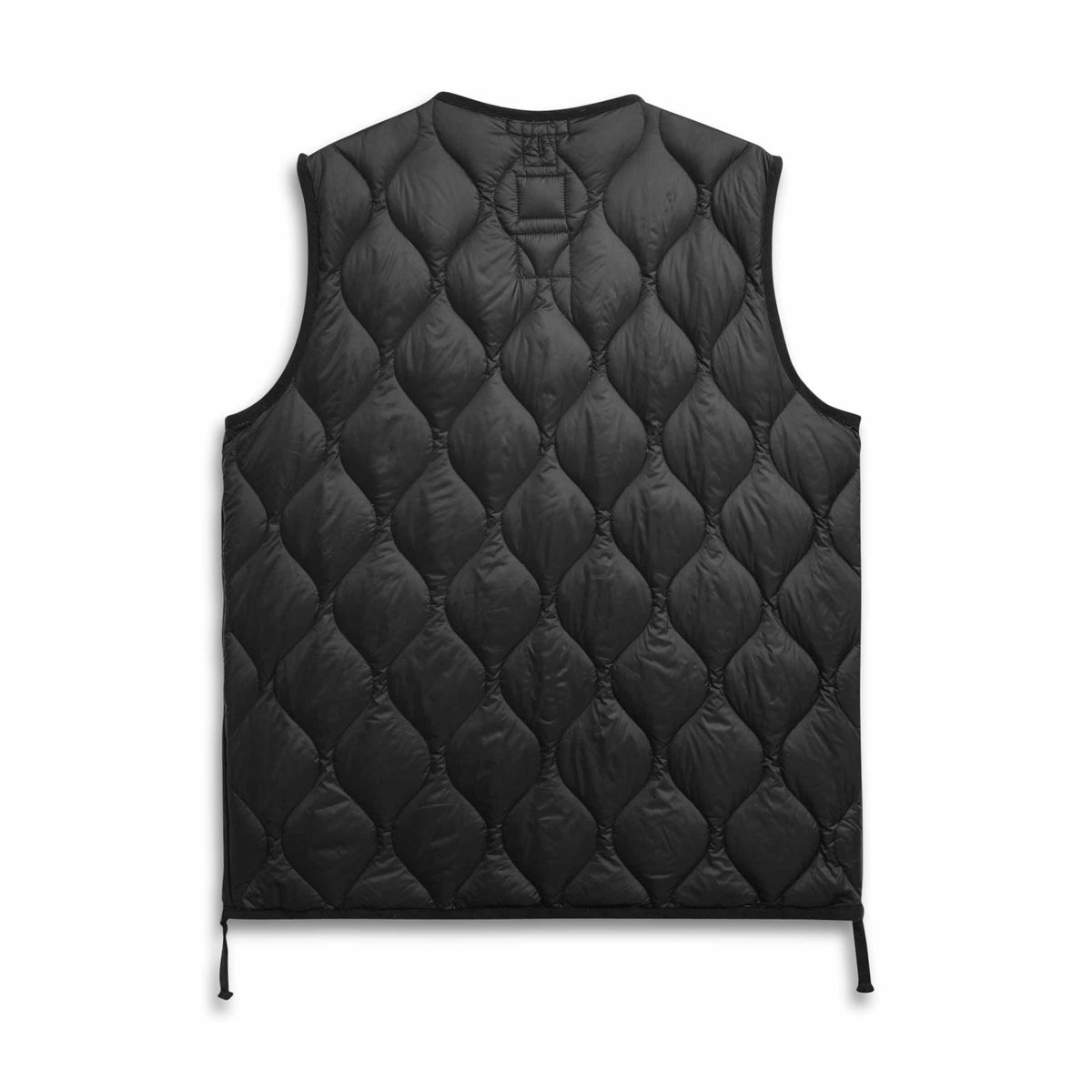 String Multiple Down Vest / Black PERVERZE String Multiple Down Vest