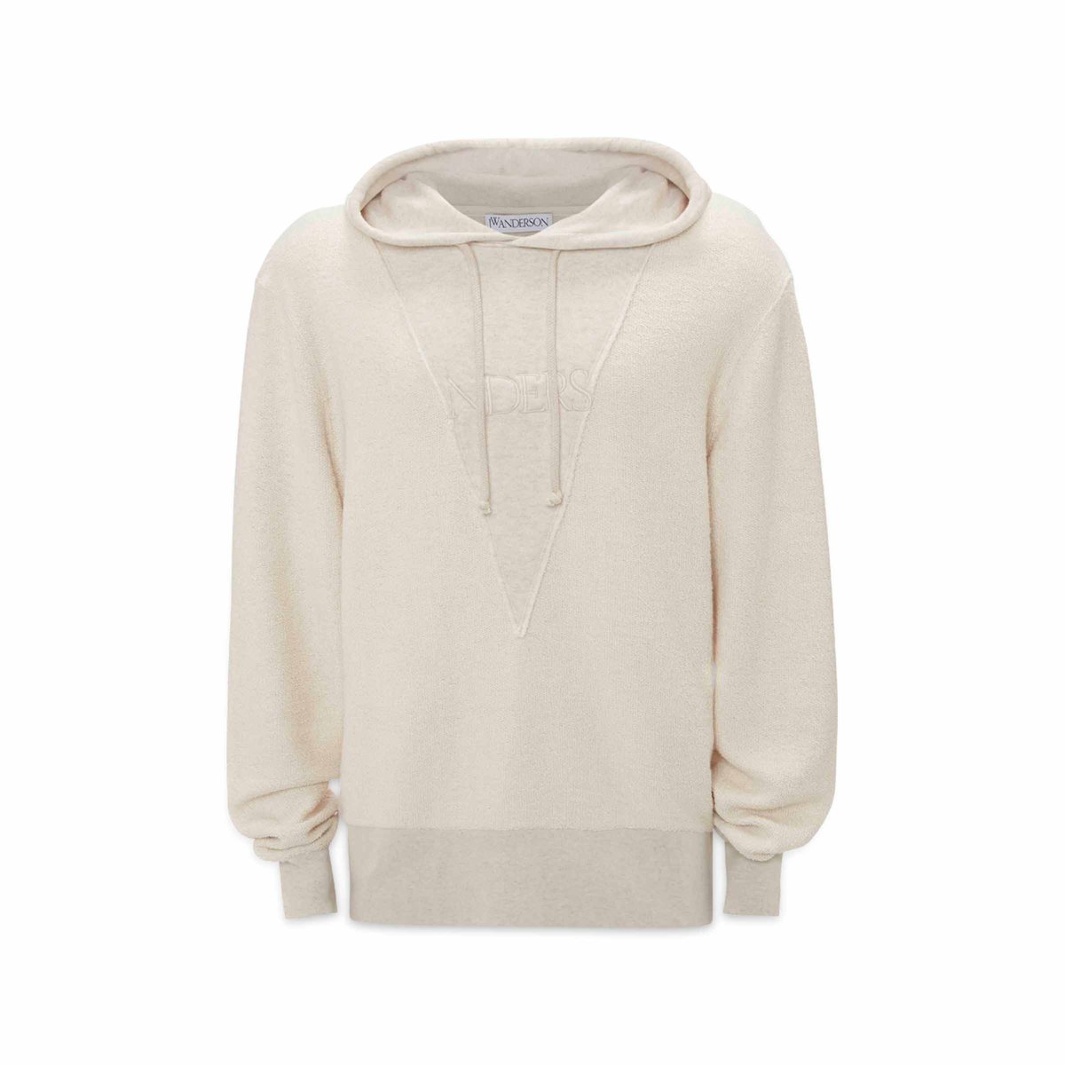 【J W ANDERSON】Textured Hoodie Oatmeal Jw Anderson Textured Hoodie In Oatmeal - 70% Off | Editorialist