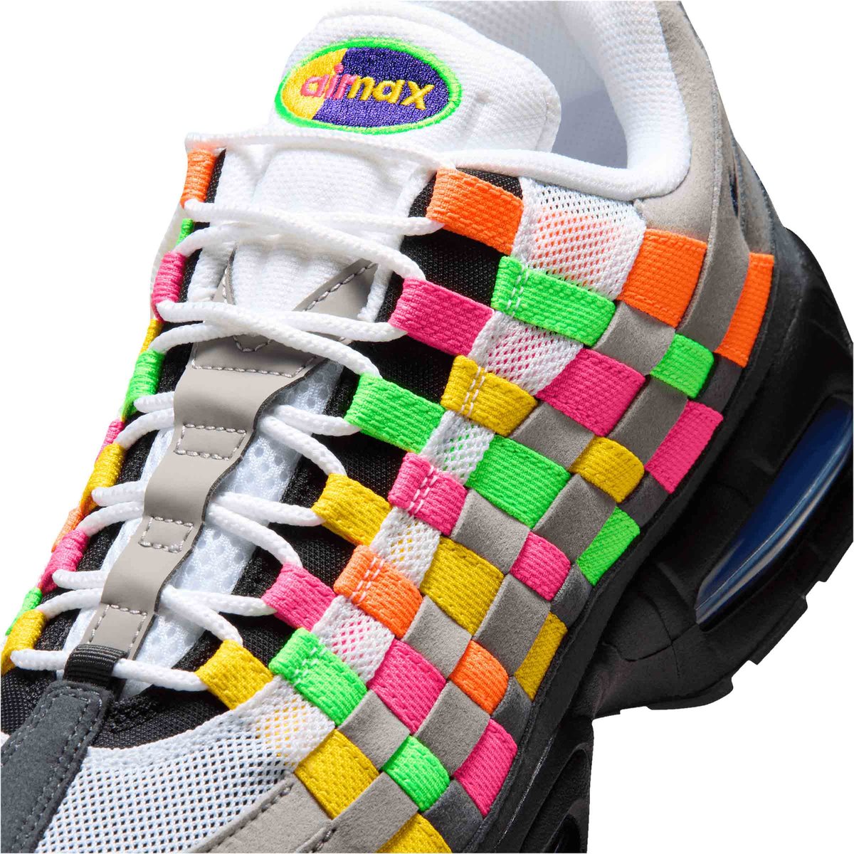 Air Max 95 Big Bubble Woven White/Purple Dynasty-Pearl Grey | SUBTYPE