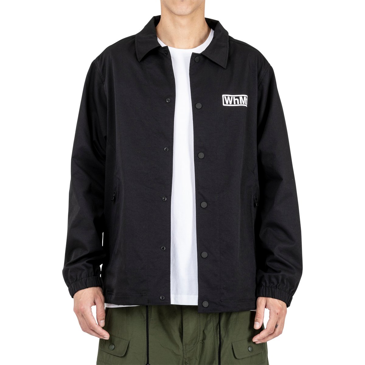 Printed Coach Jacket Black | SUBTYPE