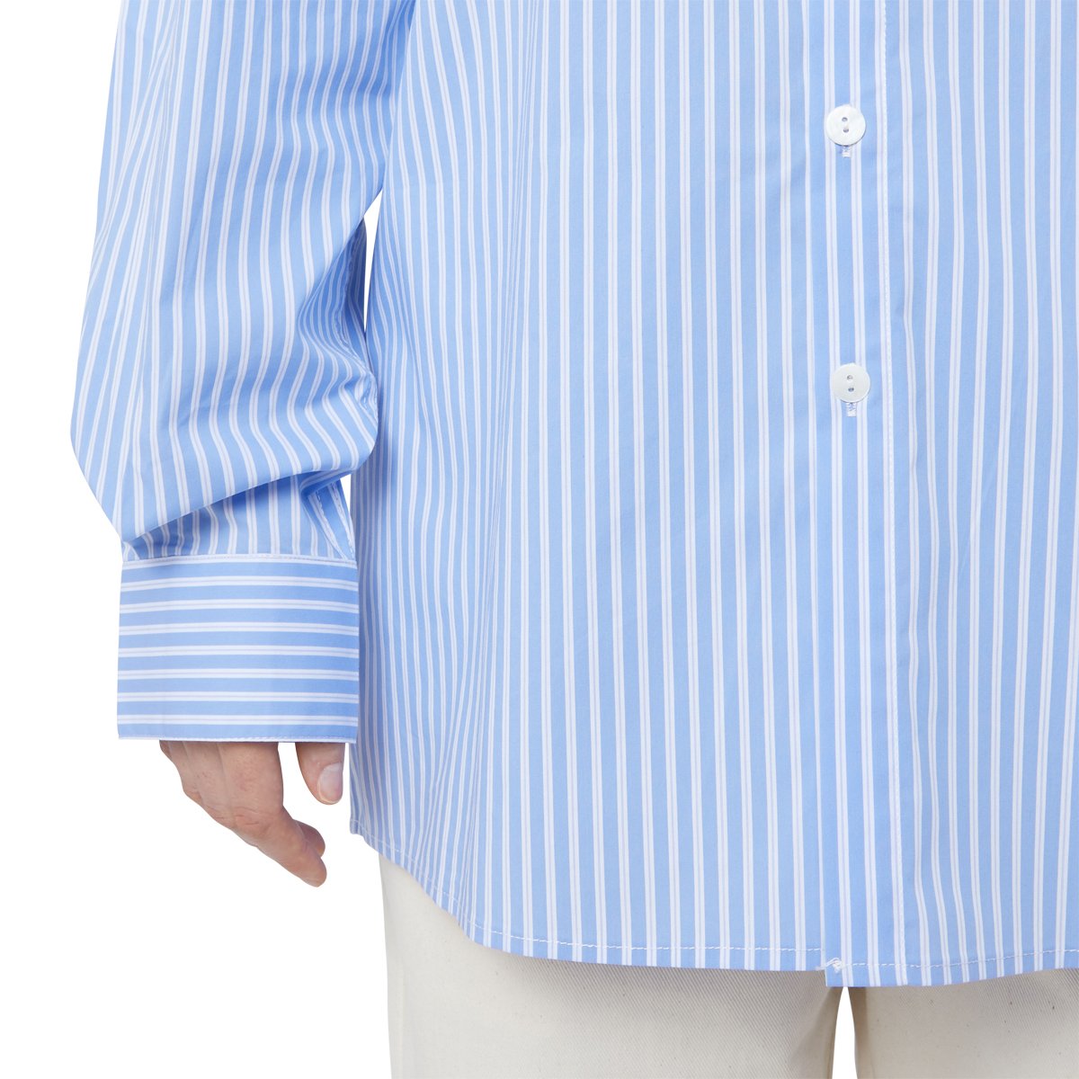 Subtype Curated Collection SUBTYPE Curated Pocket Stripe Shirt Blue | SUBTYPE