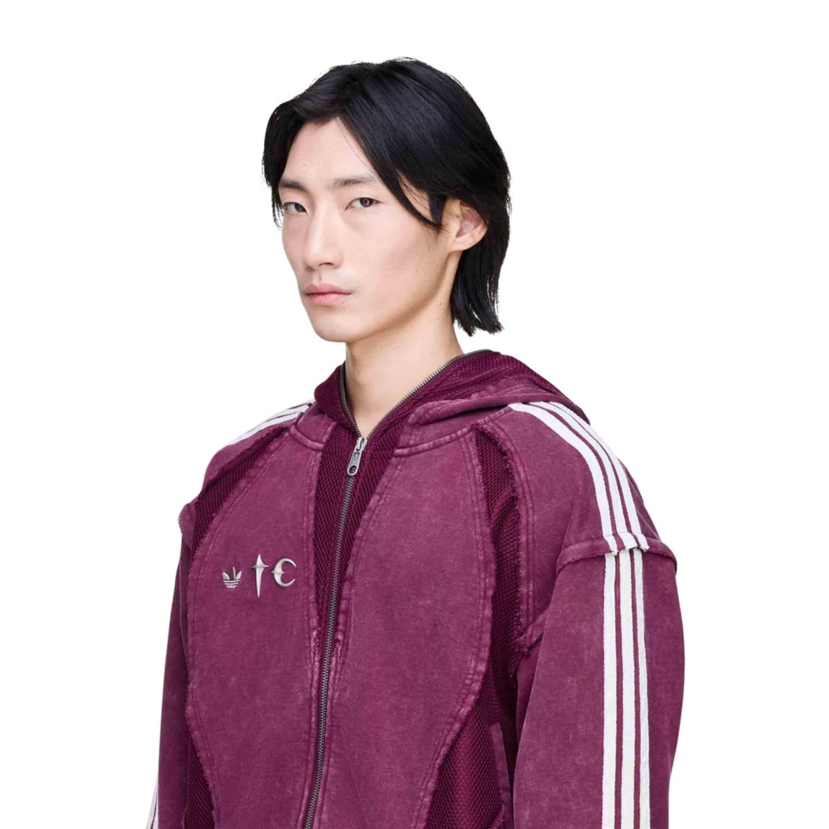 L adidas x Thug Club Zip-Up Hoodie サグクラブ サグクラブ ジップ