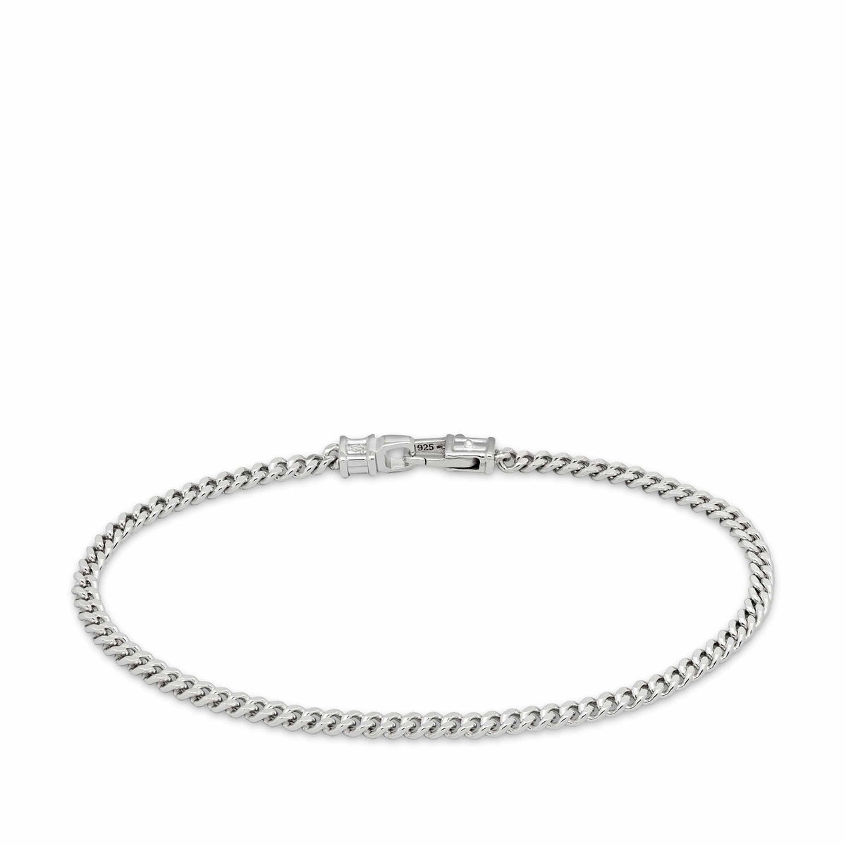 アクセサリー TOM WOOD CURB BRACELET M Tom Wood Medium Sterling Silver Curb Chain Bracelet | Harrods US