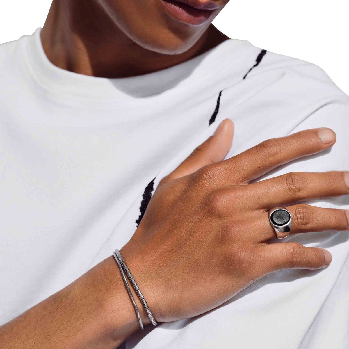 アクセサリー Tomwood Oval Black Onyx Ring Oval Black Onyx - Tom Wood Project Official Online Store