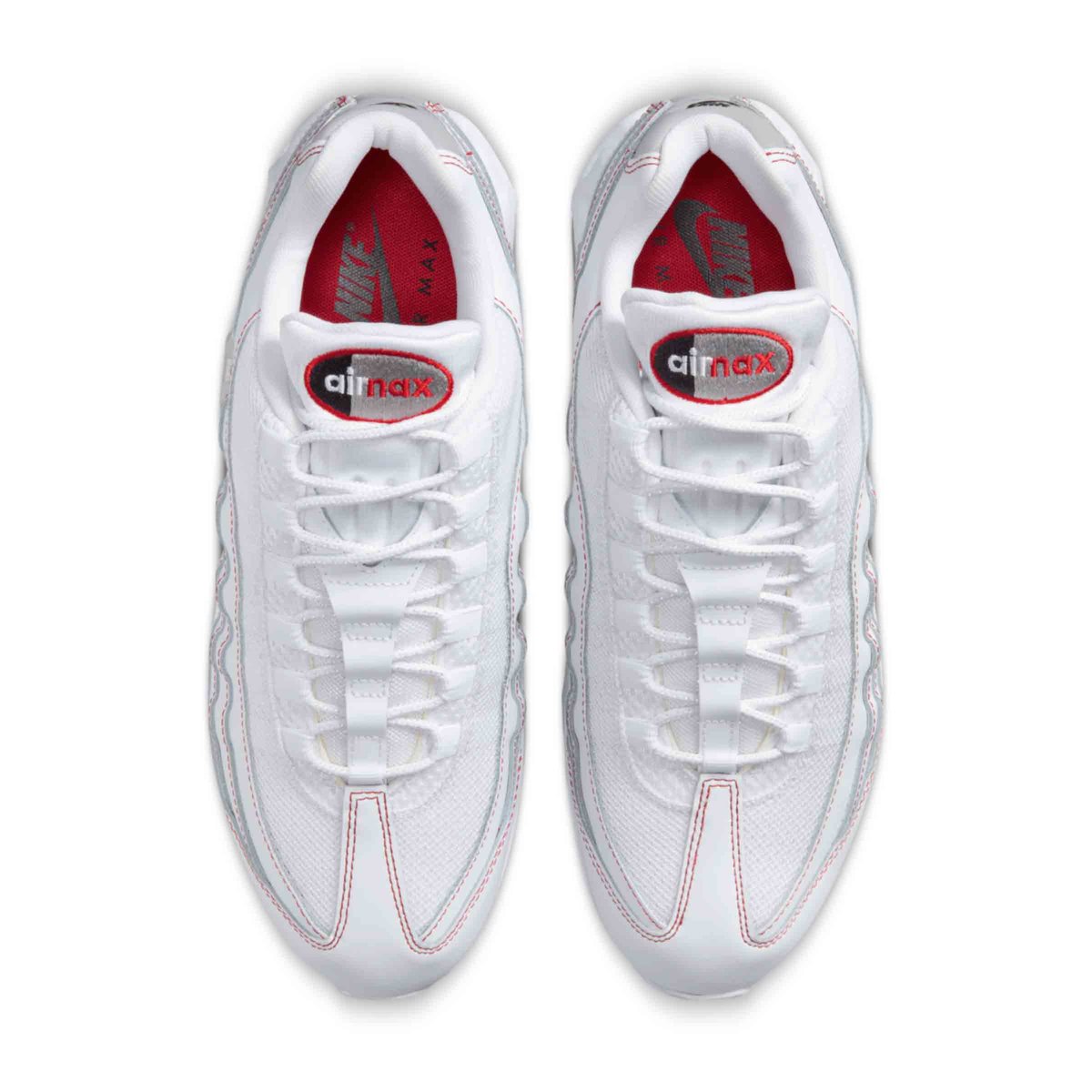 Air Max 95 OG White/White-University Red-Wolf Grey | SUBTYPE