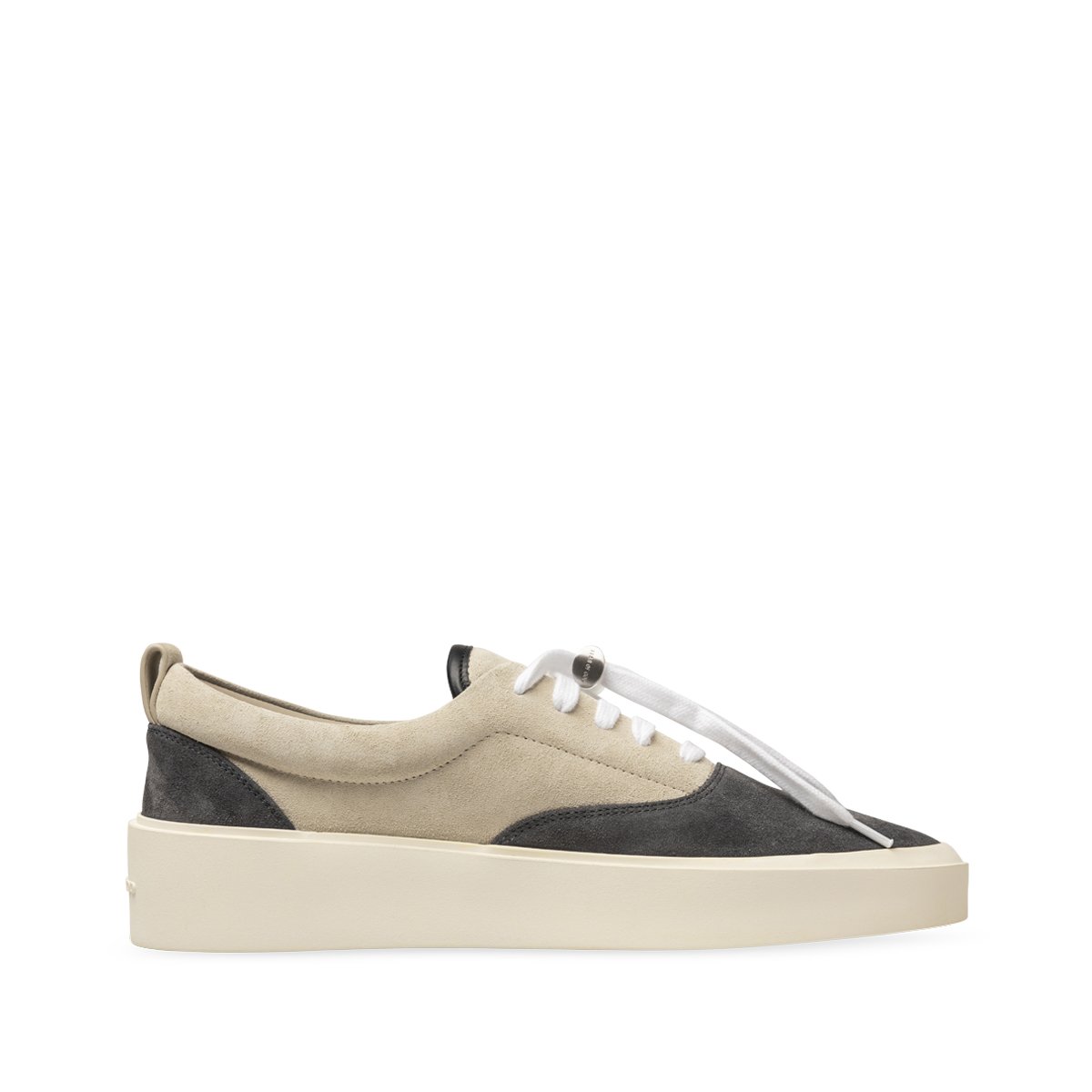 靴 FEAR OF GOD 101 BONE 41 Fear Of God 101 Low Top Vintage Black Bone Suede Men's - 5R18 7000