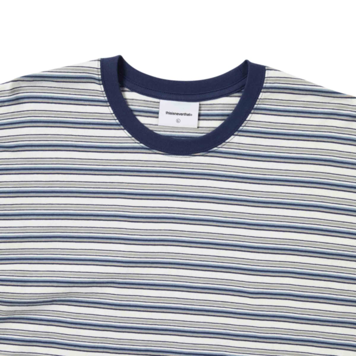 Striped L/S Tee Ivory | SUBTYPE