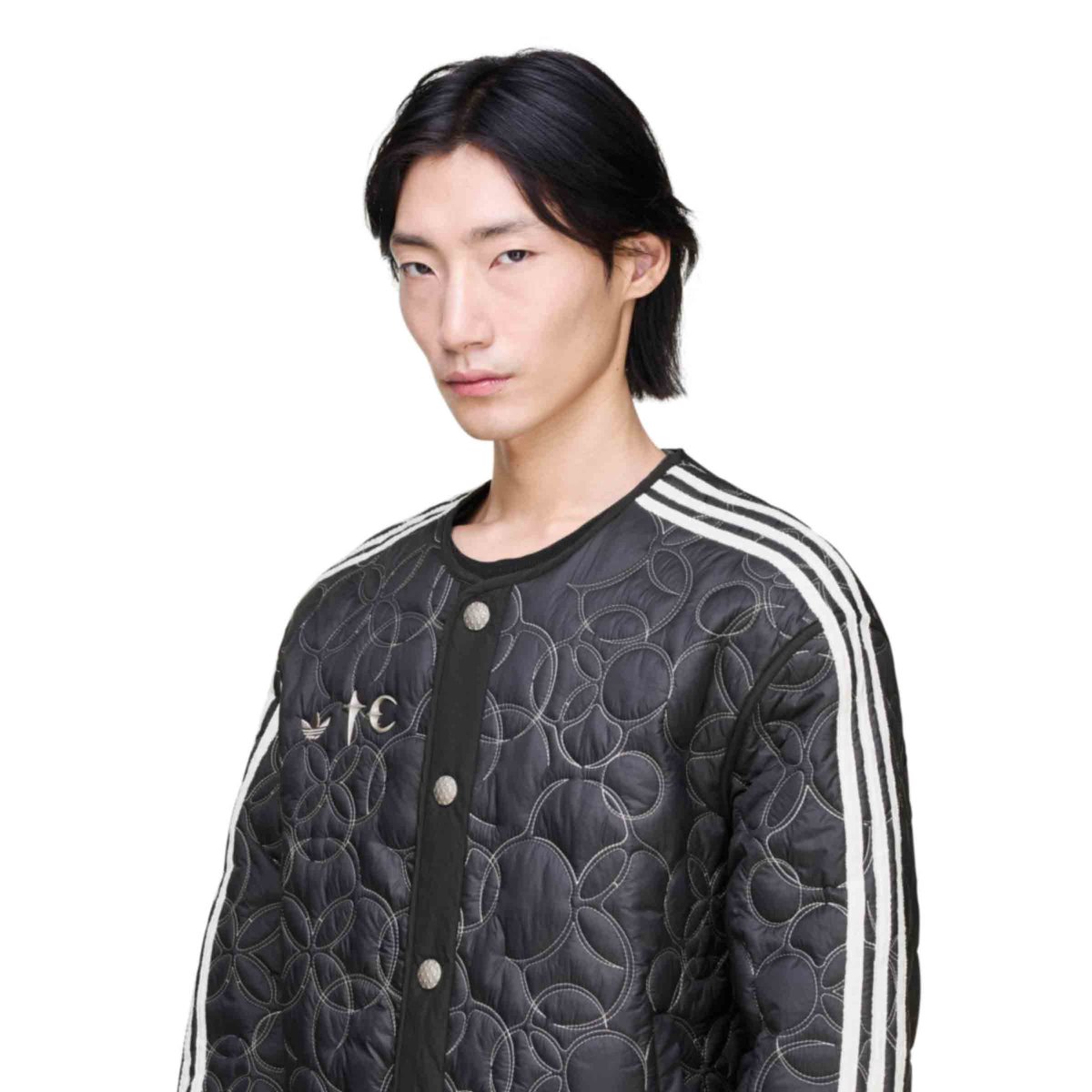 THUG CLUB Padded Liner Jacket Black/Silver Met. | SUBTYPE