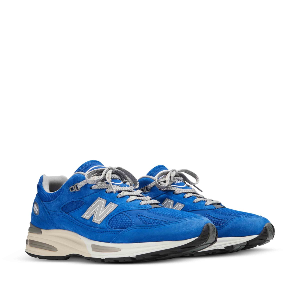 MADE in UK 991v2 Brights Revival Dazzling blue with silver and