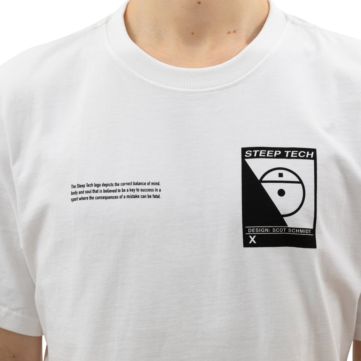 Steep Tech T-Shirt White/ Black | SUBTYPE