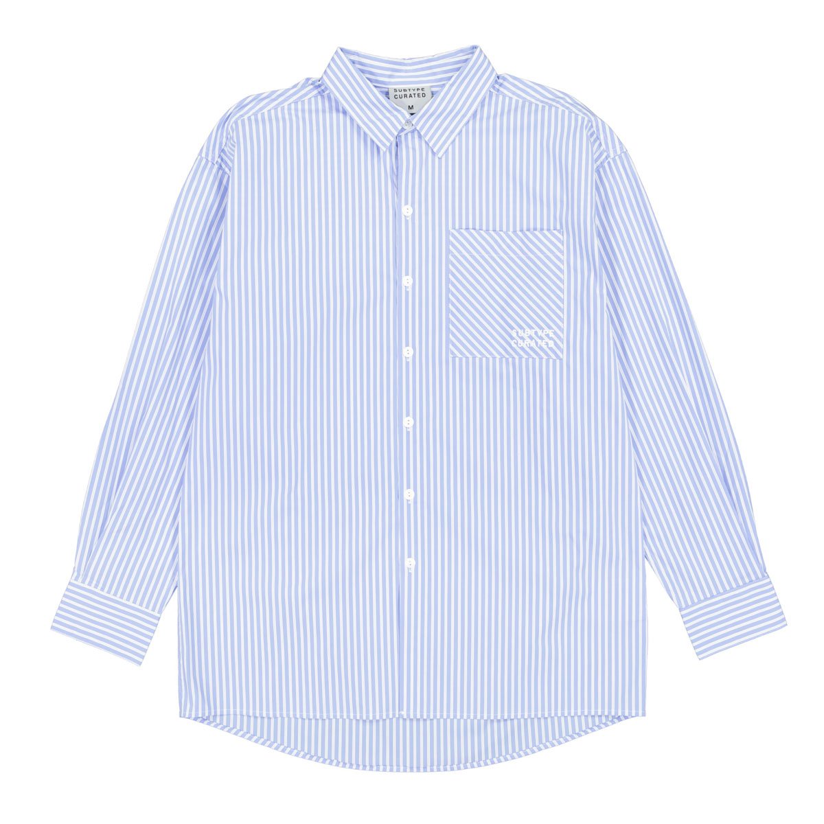 Subtype Curated Collection SUBTYPE Curated Pocket Stripe Shirt Blue | SUBTYPE