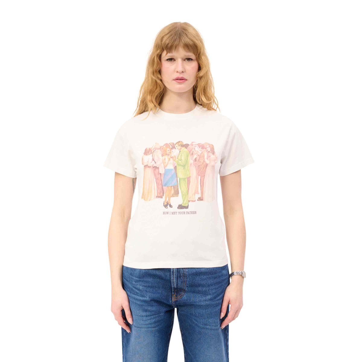 Carne Meet Cute (How I Met Your Father iii) T-Shirt White | SUBTYPE
