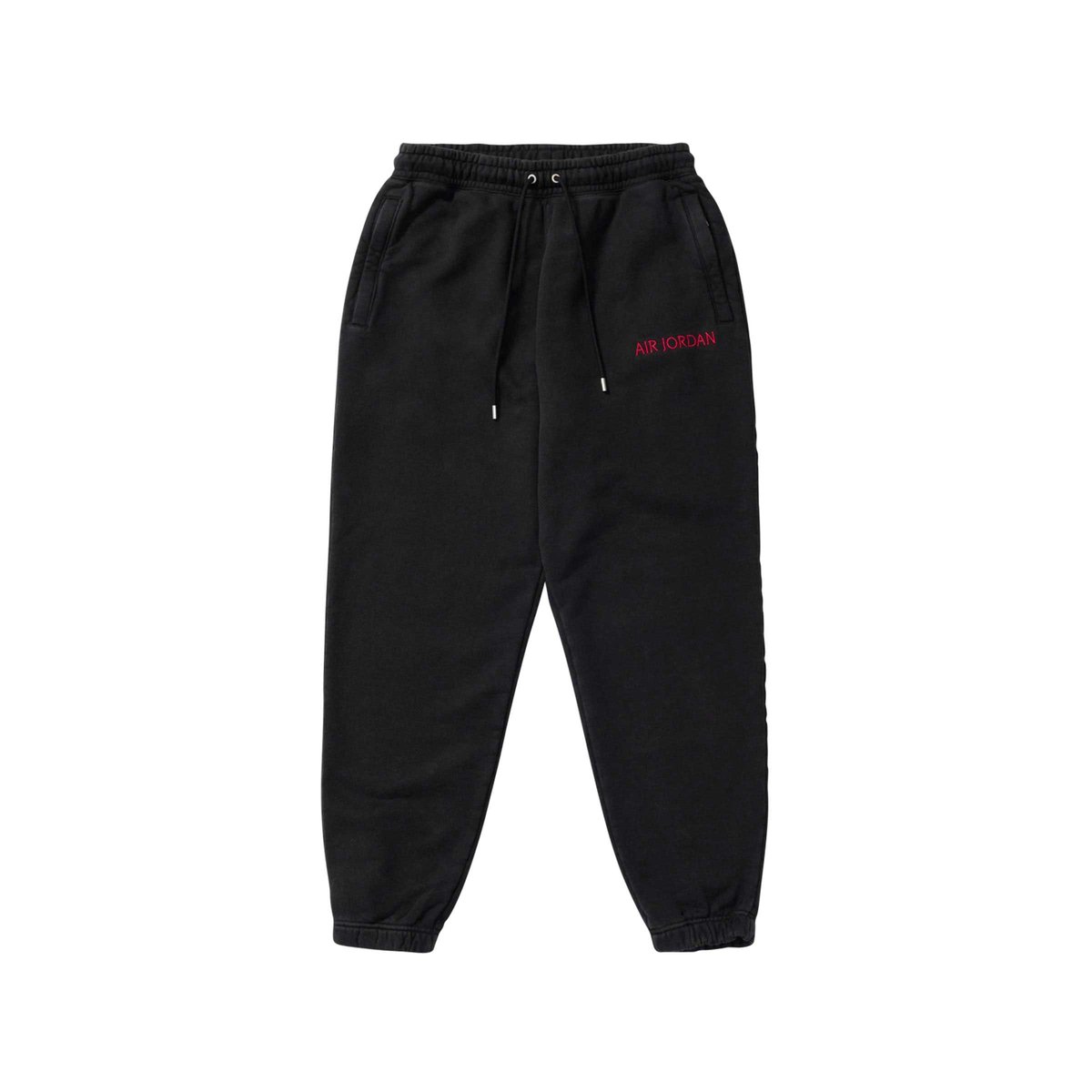 AIR JORDAN WORDMARK TRACKSUIT PANTS BLACK/GYM RED Black/Gym Red SUBTYPE