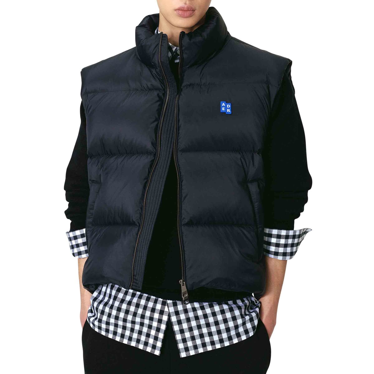 TRS Tag Oversized Puffer Vest 01 Noir | SUBTYPE