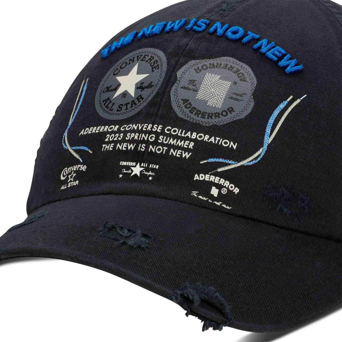★ADERERROR★ Mighty cap Noir Converse x ADERERROR Six Panel Hat Multicolor Men's - SS25 - US