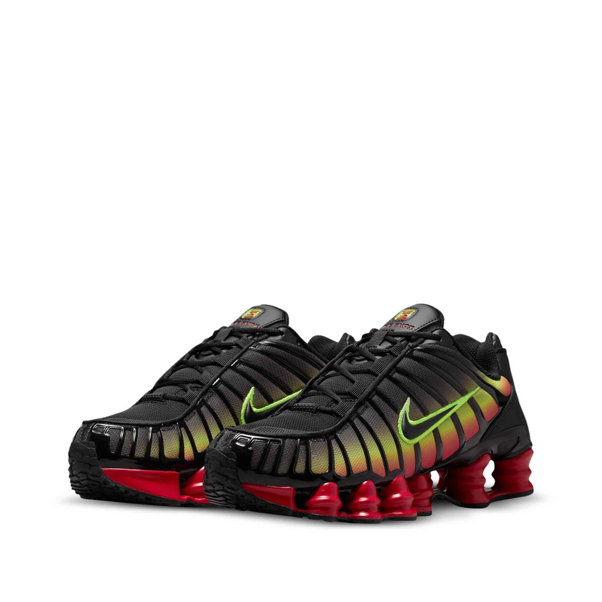 Women's Shox TL Black/Black-Volt-Fire Red | SUBTYPE