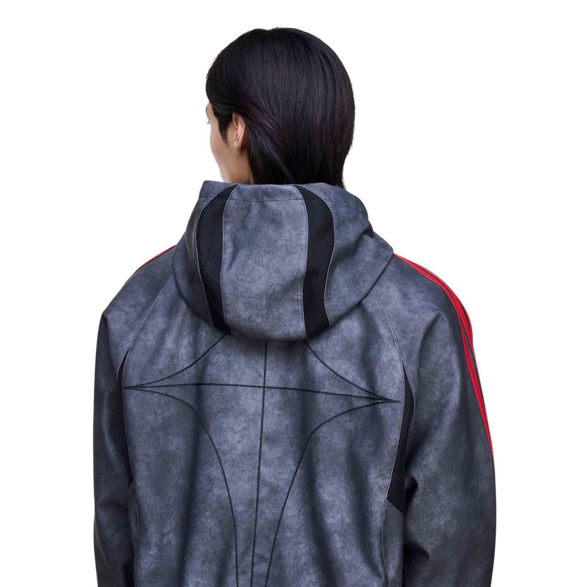 THUG CLUB Teamgeist Faux Leather Jacket Black/Antique Silver | SUBTYPE