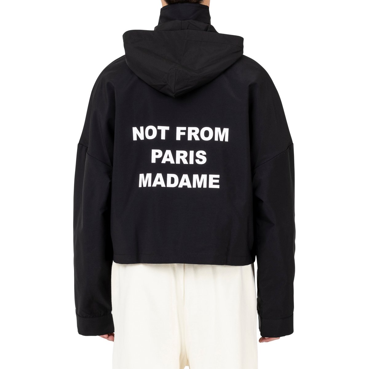 drole de monsieur NFPM コーチジャケット xs NFPM Cropped Jacket Black | SUBTYPE
