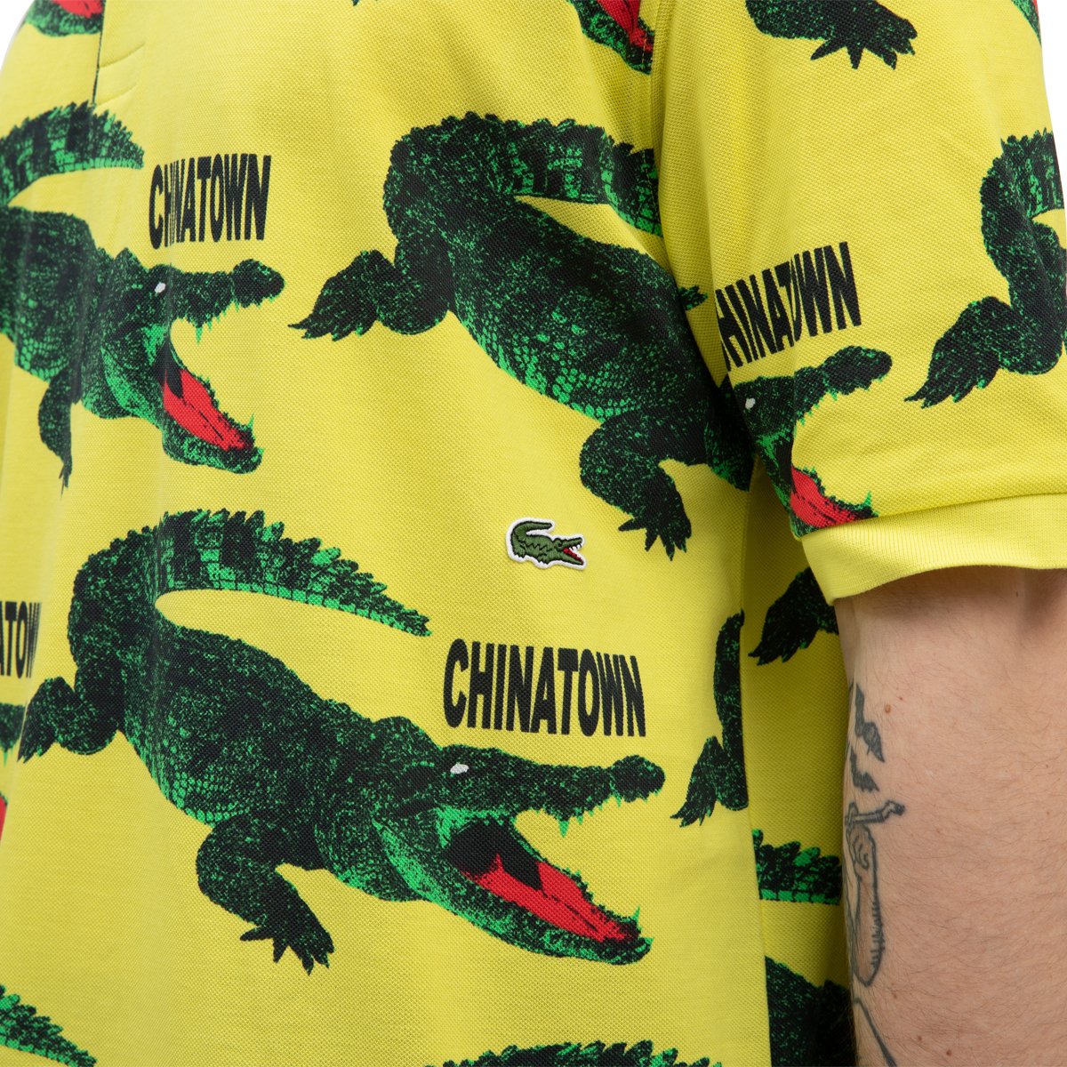 Lacoste X Chinatown Market Polo Lemon Tree/ Multico | SUBTYPE