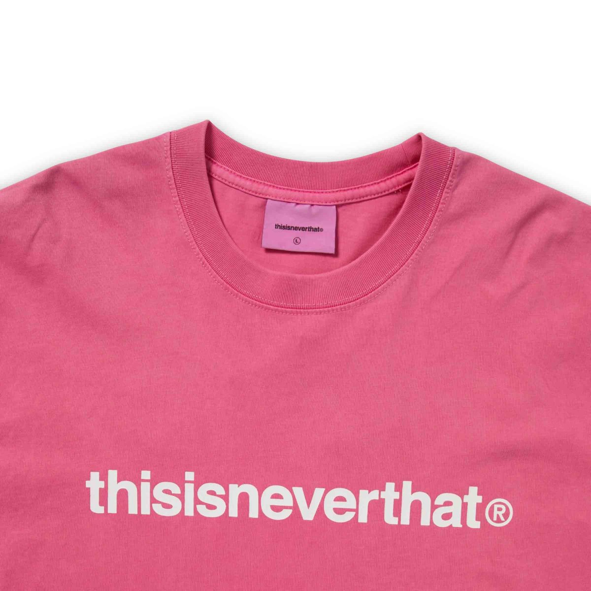 ★thisisneverthat★ ArchLogo Tee Pink TN250TTSST07PNK thisisneverthat Arch-Logo Tee Pink | BSTN Store