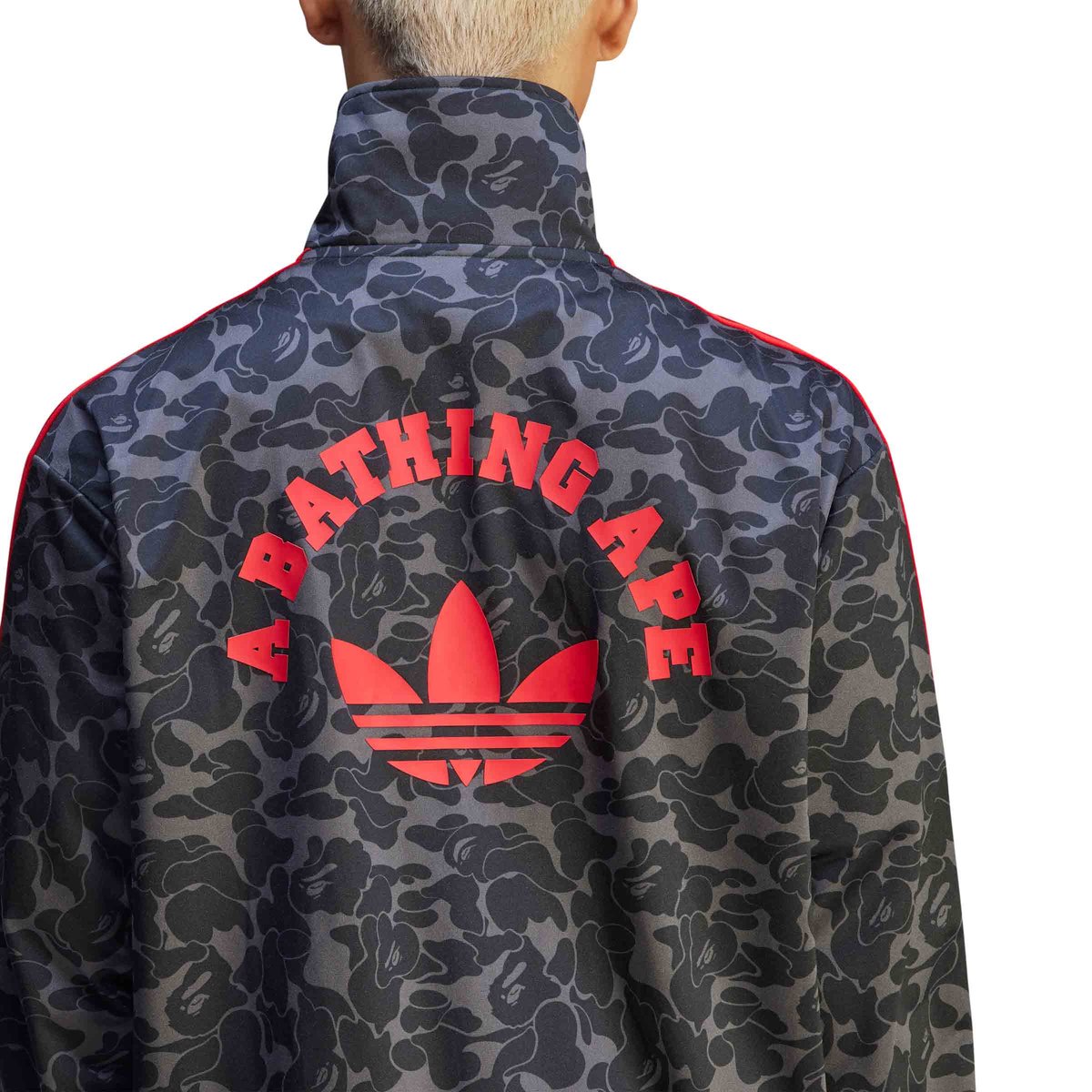☆ADIDAS X BAPE☆ ALLOVER PRINT TRACK TOP BLACK Adidas x BAPE Track Jacket All Over Print - Black – Feature